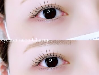 シャルム(Charme.)の写真/＆Healthyでまつエクとパーマを同時に叶える♪自まつ毛が短い・少ない、逆さまつ毛等にお悩みの方にも◎