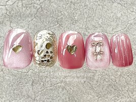 【1月】ハート×リボン