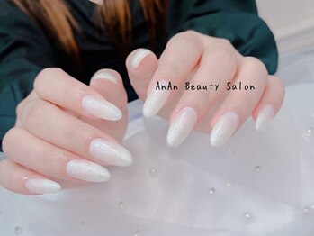アンアンビューティーサロン(AnAn Beauty Salon)/【チップ】長さ出しワンカラー