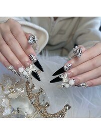 ツイード/フレンチ/蝶々/薔薇