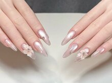 Lien nailsalon【長さだし専門店】パラジェル・フィルイン導入/長さだし｜3Dフラワー