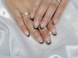 silver×black.