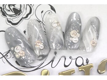 ネイルサロン ディーバ ギンザ(Nail salon Diva GINZA)/エレガントシルバー￥9500