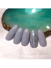 レディラック バイ キャンアイドレッシー(Lady Luck by Can I Dressy)/シンプルホイルネイル