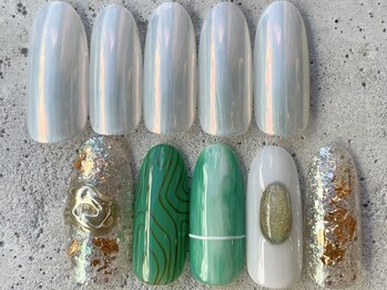 フリークネイル(FREAK Nail)/ニュアンスちぐはぐ ¥11000