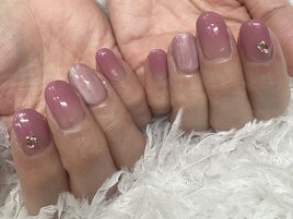 《松ヶ根限定》縦マーブルネイル