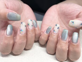 ナンバーネイル 大分中央町店(N° nail)の写真/愛されニュアンスネイルはN゜Nailにお任せ☆技術に自信があるからこそできる早くて丁寧＆高い再現性！