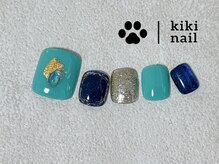 キキネイル たまプラーザ店(kikinail)/フット定額/ターコイズブルー