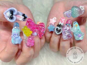 ネイルズガッシュトウキョウ 横浜西口店(NAILsGUSH TOKYO)の写真/【可愛いカラーとパーツmixで1ランクUP】話題のパーツなど豊富にご用意◎やりたいパーツが見つかるお店