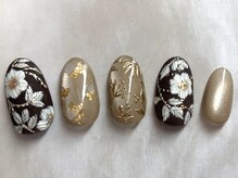 カミアンユイヤ ネイルラボ(KAMIANYUIYA Nail LAB)/刺繍フラワーデザイン