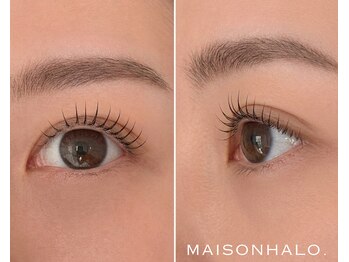 メゾンハロ(MaisonHalo.)の写真/丁寧な施術で、まつげへのダメージレスを徹底。美しくなりたいあなたを大切にします☆