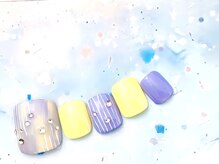 ネイルサロン&スクール ジーナ(GINA)の雰囲気（フットネイルのデザイン豊富♪ケア＆フットバスでフットも美爪に）