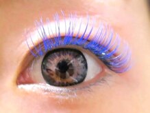 ジゼル 恵比寿本店(GIZELE)/青色カラーエクステ