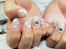 シュガーネイル(sugar nail)/空ネイル