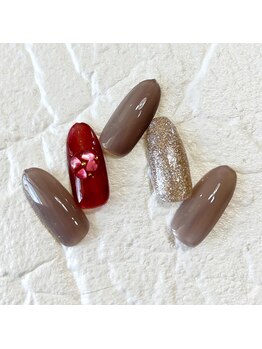 ミュナ(myuna)/ハートホログラムネイル