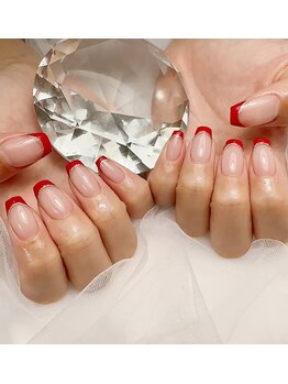 ユメリアネイル(YUMERIA NAIL)/カラーフレンチ