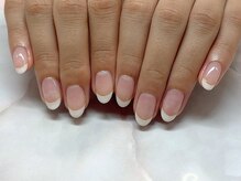 エンズネイル(Enn's nail)/フレンチ＋ラメライン