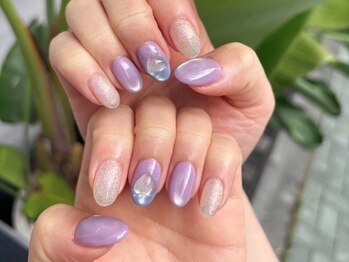 ネイルサロン アイナ(NailSalon Aina)の写真/平日16時までお得【定額デザイン¥7800～(初回オフ無料)】ニュアンス/韓国/ワンホンetc...200種類から選択♪
