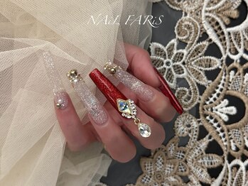 ネイルファリス(NAiL FARiS)/クリスマス☆REDネイル