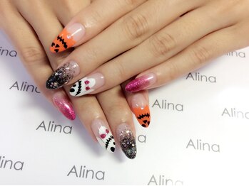 エリナネイルサロン池袋(Alina Nail Salon)/ハロウィンネイル9580円