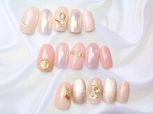 池袋ネイルサロン イイネイル(Ee-Nail)/上品大人ネイル（韓国風）￥7980