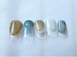 ぬりかけニュアンスネイル