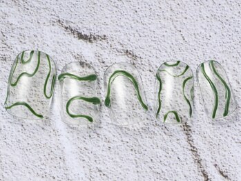 アイ ネイルズ 天神店(I nails)/うにょうにょネイル¥6800