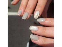 はあとねいる 難波店/ワンカラー×マグネットネイル