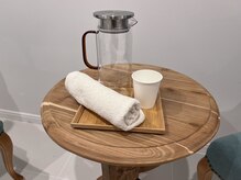 フレイア(Freyia)/よもぎ蒸し前にたっぷり水分補給