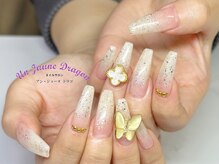 アン ジョーヌドラゴ/【ロングネイル】ホワイトネイル