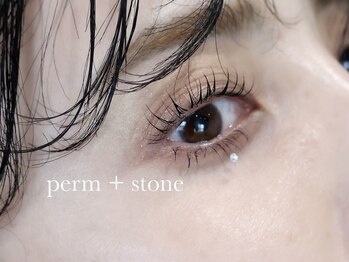 リッツ 柏店(RITZ)/上まつ毛パーマ＋下ストーンエク