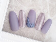 ネイルアンドビューティーサロン クリア(CLEAR)/3Dフラワーネイル