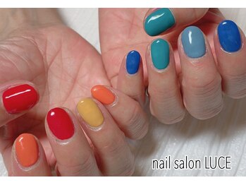 ルーチェ(LUCE)/マルチカラーワンカラーネイル