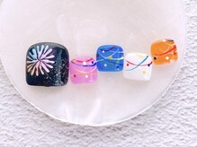 ネイルサロンフォーユー(for u)/花火ネイル￥8000