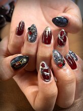 ラブラドライト(LABRADRITE)/ハロウィンネイル