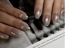 ミティネイル 北中城(mittynail)/持ち込みトレンドミラーネイル
