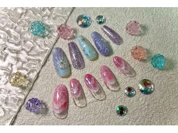 クレッシェレ(crescere)の写真/華やぐ季節のイベントに！季節限定のcollectionデザインで自分らしく輝く指先へ。夏カラー多数ご用意◎