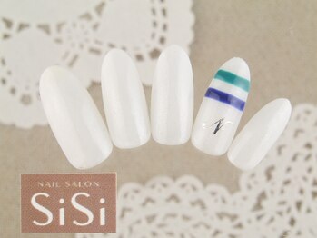 シシ(SiSi)/パールホワイト＆ボーダー☆