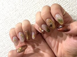 ジェルネイルニュアンスネイル