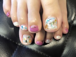 シェル埋め尽くし