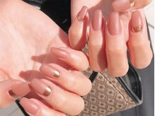 ネイルマジック 仙台一番町店(NAIL MAJIC)/ミラーフレンチ×マット