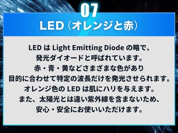 フェレザ 新潟(Felleza)/LED光美容/オレンジ・赤