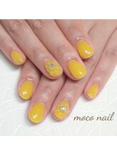 モコネイル(moco nail)/☆ワンカラー2本アート☆