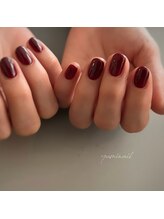 ユミネイル(yuminail)/ボルドーワンカラー