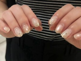 ニュアンスネイル/白ネイル