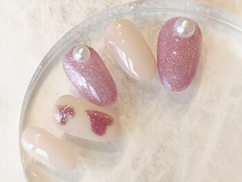 ブレスネイル(brace Nail)/バレンタインネイル