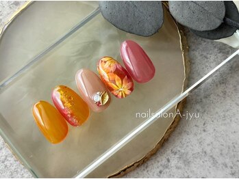 ネイルサロン アージュ(Nail Salon A jyu)/紅葉ネイル