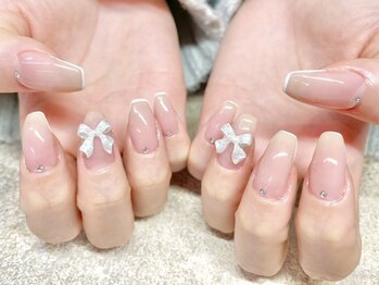 ナンバーネイル 大分中央町店(N° nail)の写真/指先までファッションを楽しめる♪シンプルだけど人目を惹く上品な指先で印象UP!オフィス向けネイルも◎
