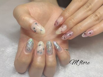 エムフローレ(M flore)/さくらんぼネイル