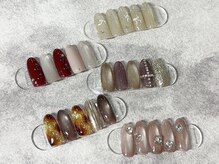 オーク 兵庫(OAK)の雰囲気（2025秋冬ネイル/人気な定額デザイン＊シンプル¥5500/アート¥6500）